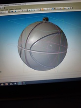 basketball keychain ball sport league technology design champion games toys 3d print model - Mito3D