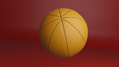 basketball model ball sphere one sport games toys 3d print model - Mito3D