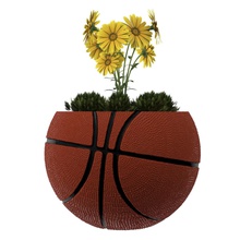 basketbol vazo bitki dekorasyon dekor doğa 3dprinting 3dprinter çiçek iç tasarım ev 3d print model - Mito3D