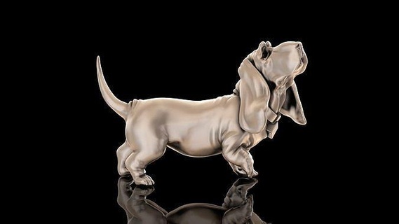 basset hound 3d print model bassethound animal dog figure sculpture statue family bloodhound sculptures miniatures animals games toys pet toy interior cartoon 3d print model - Mito3D