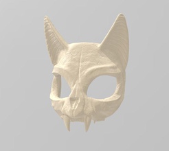 bastet inspired mask 3d print model cosplay props masks costume egypt god games toys 3d print model - Mito3D