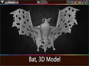 bat 3d model batman dc comic animal mammel gotham collection collectible statue figurine print character game ready games toys 3d print model - Mito3D