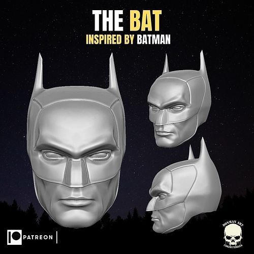 bastão cabeça açao figuras batman robert pattinson palhaço figura mcfarleane brinquedos gi joe maravilha legendas 1 12 jogos 3D print model - Mito3D