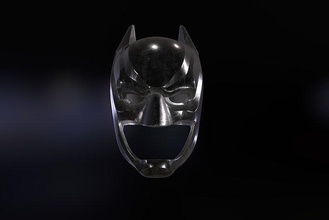 bastão mascarar capuz capacete heroi arkham gotham cavaleiro batman super histórias quadrinhos liga arsenal arma dc maravilha injustiça imprimível passatempo faça mecânico partes 3d print model - Mito3D