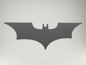 murciélago imprimible logo 3d impresión modelo batman listo imprimir arte señales logos 3d print model - Mito3D