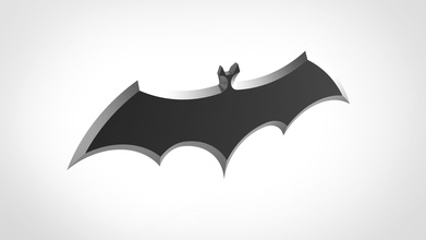 Batarang 2 çizgi roman batman sus yarasa kopya oyuncak Yazdır yazdırılabilir Kostüm oyunu kendin yap kahraman Toplamak baskı destek hobi 3d print model - Mito3D