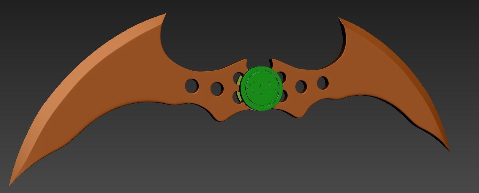 batarang impression 3d jeux-jouets de batman d'impression l'impression l'arme le couteau gadget imprimable les jouets prototypage armes bijoutier armure pièces jointes jeux jeu accessoires 3D print model - Mito3D
