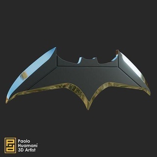 batarang batman cosplay dc brinquedo zack snyder justiça liga faça passatempo réplica batfleck 3d print model - Mito3D