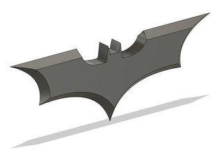 batarang stl 3d impresión modelo batman 3dprint historietas juegos juguetes 3d print model - Mito3D