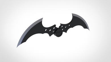 batarang vídeo juego batman Arkham ciudad murciélago réplica juguete impresión imprimible cosplay bricolaje diy héroe colección apuntalar pasatiempo 3d print model - Mito3D