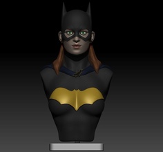 Bati chica batman dc historietas 3d escultura busto Arte esculturas 3d print model - Mito3D