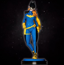 batgirl 52 batman dc comics held fledermausfrau robin new52 schläger super kap kunst skulpturen statue 3dprint 3d print model - Mito3D