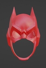 batgirl mask wear bat girl man batman print games toys 3d print model - Mito3D