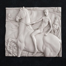 el baño caballo rojo art cnc 3d la impresión bañarse imprimible las esculturas 3d print model - Mito3D
