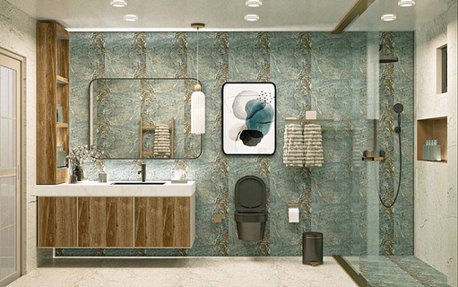 banheiro Projeto interior mobília luz chuveiro banho torneira água Pia casa iluminação banheira Sabonete 3d print model - Mito3D