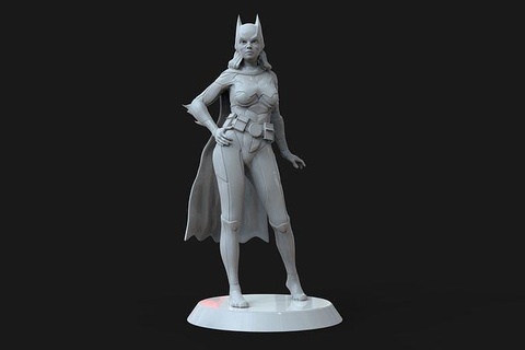 batichica mujer belle héroïne batman bandes dessinées fanart miniatures sculpter catwoman figurines 3dprinting dccomique cgpyro art sculptures 3d print model - Mito3D