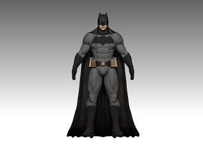 de batman art l'homme noche anatomia le plein bande-dessinée corps héros sculptures 3d print model - Mito3D