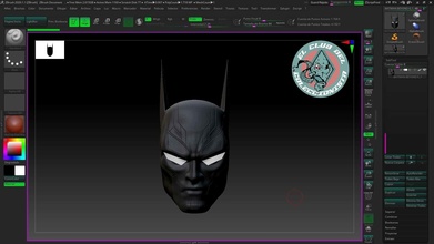 batman Batman Futuro dc cabeza esculpir juguete juegos juguetes 3d print model - Mito3D
