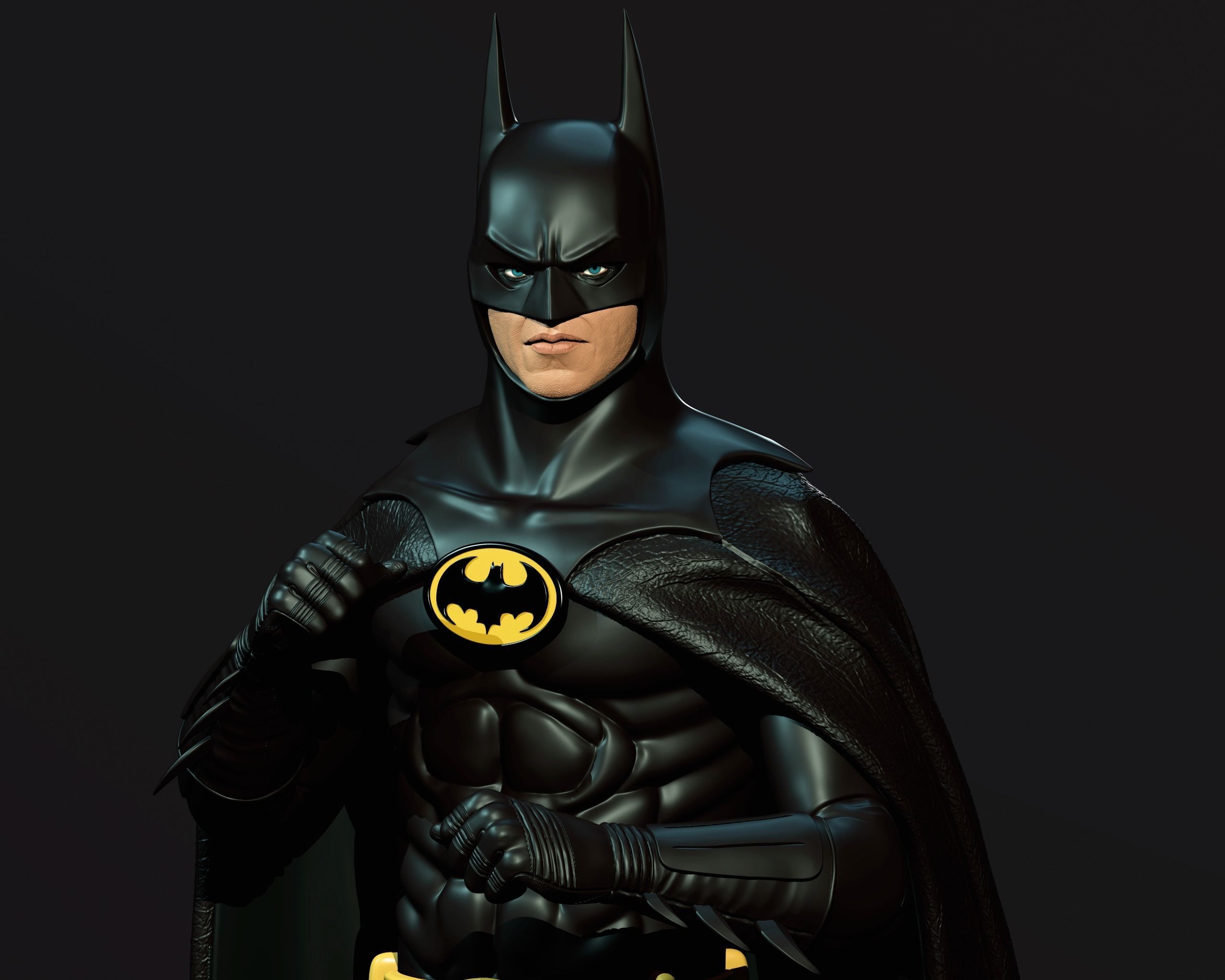 batman 1989 miguel keaton 3d 3dmodel 3dprinting batman1989 michaelkeaton tim burton anycubicphoton monox coleccionables colecionaveis impressao3d juguetes estatua esculpir escultura juegos 3D print model - Mito3D