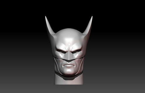 batman 1st apariencia DC comics historietas murciélago superhéroe dc máscara Arte hombre dibujos animados esculturas 3d print model - Mito3D