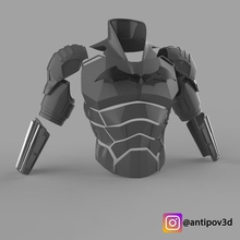 batman 2021 armor 3d print suit cg dc comics superman spider man diy art craft iron cosplay bat flash mask helmet chest hobby 3d print model - Mito3D