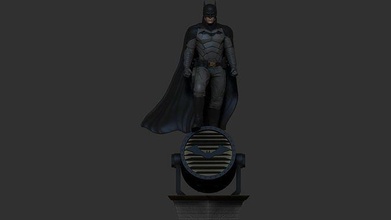 batman 2022 on sinal morcego thebatman2022 robertpattinson dc super heroi quadrinho herói batmanmovie personagem fantasia passatempo faça miniaturas estatuetas 3d print model - Mito3D