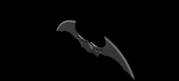 batman arkham asylum - batarang video game superhero dc hobby diy 3d print model - Mito3D