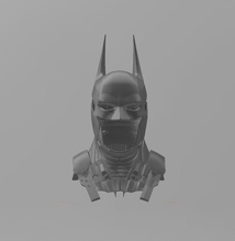 batman arkham caballero capucha cuello cofre espalda armadura arte 3d print model - Mito3D