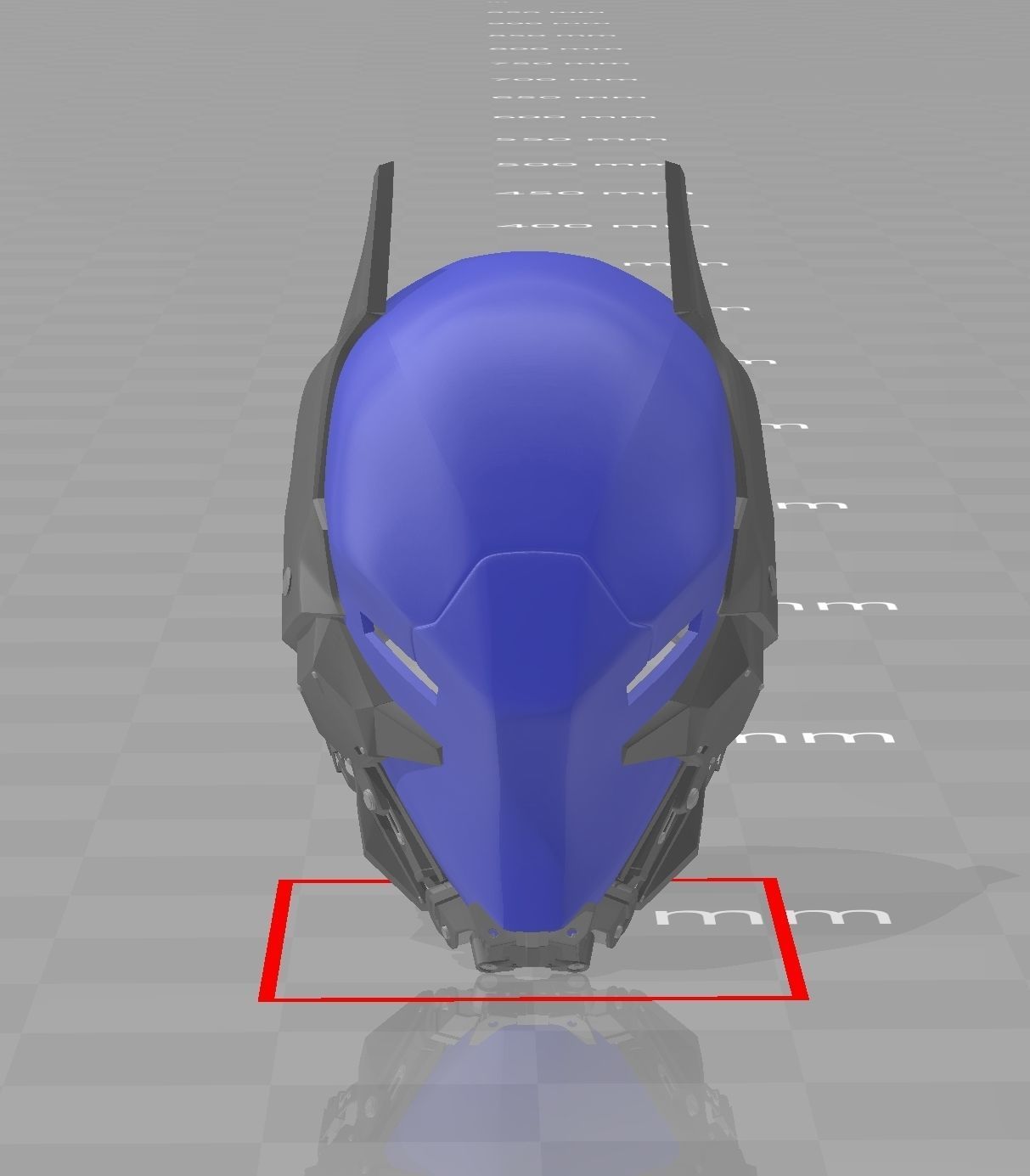 batman arkham caballero casco máscara arte arkhamknight cosplay 3D print model - Mito3D