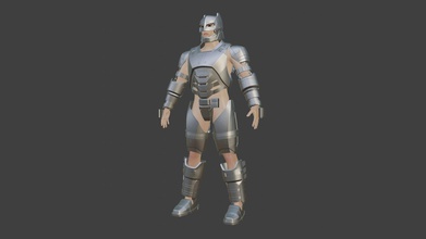 batman blindado mech traje superhombre v armadura guerrero apuntalar accesorios cosplay cyborg caballero arma robot futurista casco juegos juguetes 3d print model - Mito3D