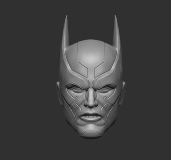 Batman là headsculpt azione figure giocattolo giocattoli Giochi stampabile figura gioco carattere dc 3d print model - Mito3D