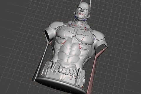 batman büst 3d model dc süper kahraman Sanat karakter komik joker Süpermen minyatürler yarasa heykeller çizgi roman karikatür hayret pelerin bilim fi 3d print model - Mito3D