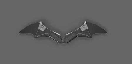 batman truhe emblem logo cosplay übermensch dc wunder comics rollenspiel 2021 film kino stütze rüstung laterne blitz ironman superheld villian karikatur hobby diy 3d print model - Mito3D
