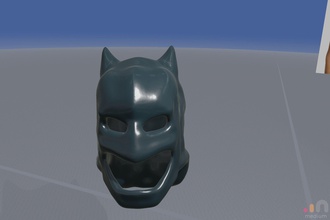 batman cowl mask v1 helmet batmanvssuperman halloween armour battlehelmet bat man superhero hero darkknight dark knight diy hobby 3d print model - Mito3D