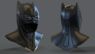 batman capot tactique costume justice ligue imprimable loisir diy 3d print model - Mito3D