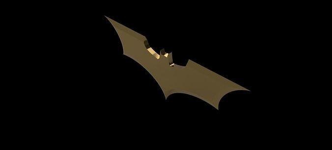 batman sombre Chevalier batarang film super héros dc loisir DIY 3d print model - Mito3D