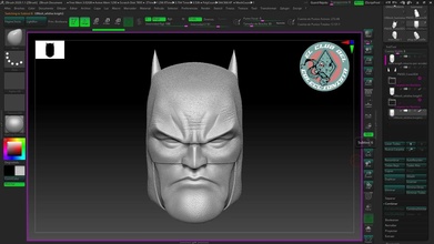 batman dark knigth returns head custom games toys 3d print model - Mito3D