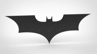 batman dardos herói Super heroi dardo jogos brinquedos 3d print model - Mito3D