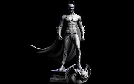 Batman fan art dc burlone pipistrello superuomo libro mastro mantello comico eroe supereroe cartone animato Gotham City dccomics catwoman Bruce Wayne arte sculture 3d print model - Mito3D