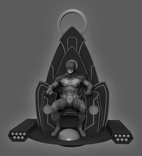 batman flash mobius chair dc wally west comics super heros marvel art sculptures 3d print model - Mito3D