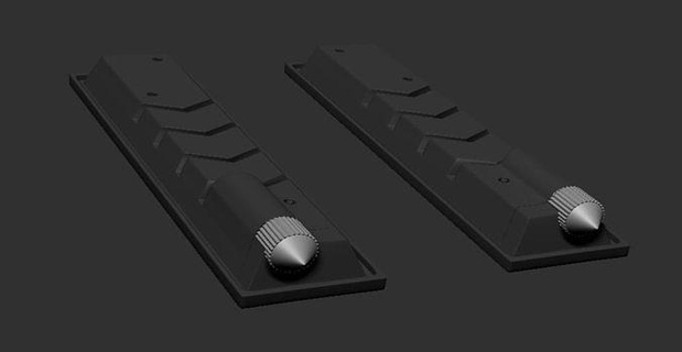 batman guantes armadura personalizado murciélago Arte esculturas 3d print model - Mito3D