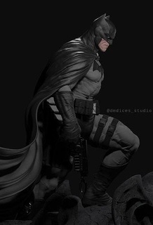 batman Gotham uyanık heykel karakter Sanat dc hq süper kahraman heykeller 3dprint 3d print model - Mito3D