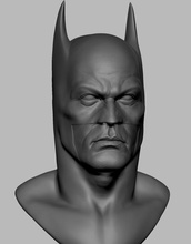 batman cabeza imprimible dc comics zbrush diezmado obj busto caracteres personaje personas stl héroe superhéroe detallado realista hombre 3dprint arte esculturas 3d print model - Mito3D