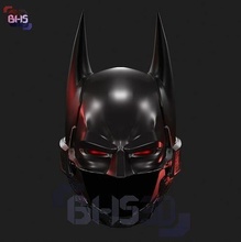 batman helmet dc batmanbeyond games toys 3d print model - Mito3D