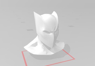 batman inspiré paquet cosplay masque capot armure figure buste Douane statue sombre Chevalier rare Gotham dc réplique Arkham origines ville Jeux jouets 3d print model - Mito3D