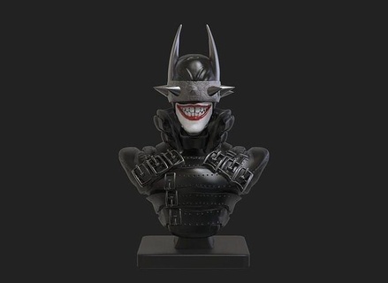 Batman lacht Büste Joker Comic Comics dc Figur Schläger dunkel Statue Kunst Skulpturen 3d print model - Mito3D