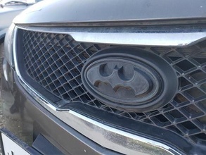 batman logo voiture auto 3d impression modèle emblème caractères véhicule loisir diy automobile 3d print model - Mito3D