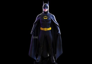 batman retorna terno 3d imprimível kit cosplay roupa baat armaduras maiô capuz michael keaton dc jogos brinquedos 3d print model - Mito3D