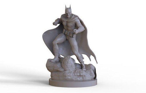 batman escultura dc historietas bufón murciélago heroe injusticia Robin capa superhéroe héroe cómic estatua Arte esculturas 3d print model - Mito3D
