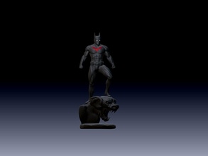 batman statue joker superman bat dc superhero comic hero robin games toys 3d print model - Mito3D